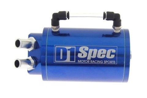 Oil catch tank D1Spec 15mm Blue Oil catch tank D1Spec 15mm Blue