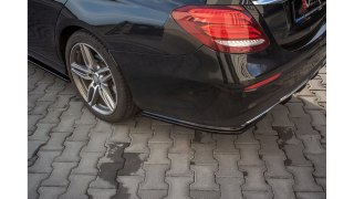 Splittery Tylne Boczne Mercedes-Benz E43 AMG / AMG-Line W213 Gloss Black