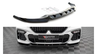 Splitter BMW X6 G06 M-Pack przód v.1 Gloss Black