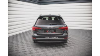 Splitter Audi A4 B9 Avant Tył Boczne Gloss Black