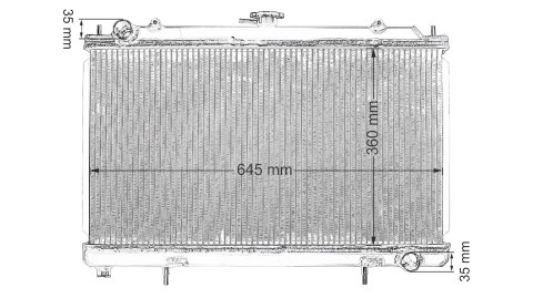 Sportowa Chłodnica Wody TurboWorks Nissan 200SX S14 40mm