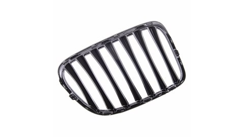 Grill sportowy pojedyncze żeberka Gloss Czarny BMW X1 E84 2009-2015