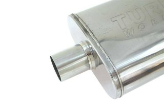 Tłumik Środkowy 51mm TurboWorks LT 304SS 355mm