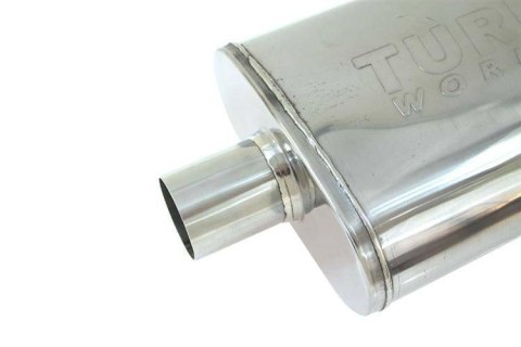 Tłumik Środkowy 57mm TurboWorks LT 304SS 355mm