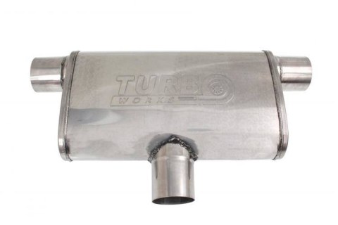 Tłumik Środkowy Tylny 63,5mm TurboWorks LT 304SS 355mm