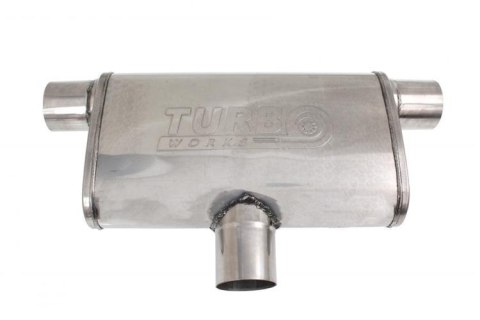 Tłumik Środkowy Tylny 76mm TurboWorks LT 304SS 355mm