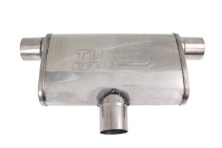 Tłumik Środkowy Tylny 76mm TurboWorks LT 304SS 410mm