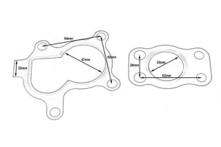 Uszczelki turbo TurboWorks Peugeot Citroen Ford 1.4 hdi