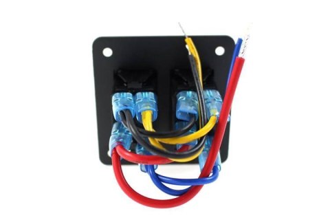 Włącznik panel Alu, ON/OFFx2 Blue Włącznik panel Alu, ON/OFFx2 Blue