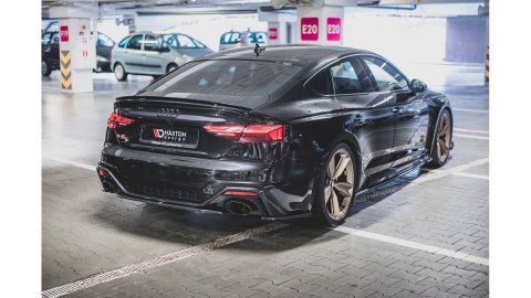 Dokładki Progów Audi RS5 Sportback F5 Facelift Gloss Black