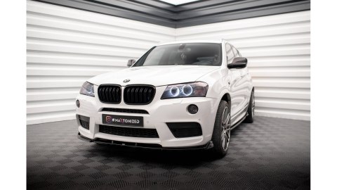 Splitter Przedni BMW X3 M-Pack F25 Gloss Black