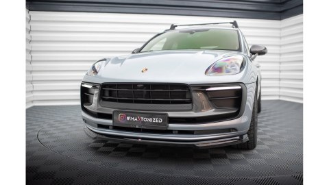 Splitter Przedni Porsche Macan Mk1 Facelift 2 Gloss Black