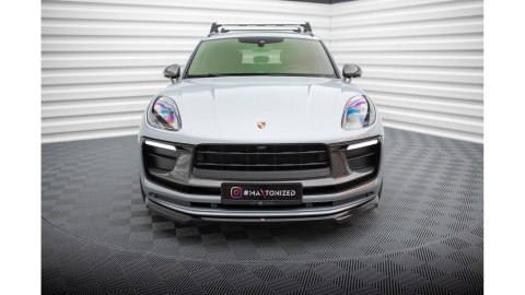 Splitter Przedni Porsche Macan Mk1 Facelift 2 Gloss Black