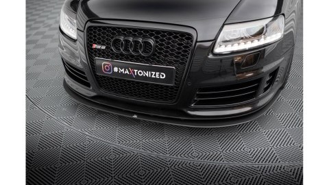 Splitter Przedni Street Pro Audi RS6 Avant C6 Black-Red