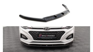 Splitter Przedni v.1 Hyundai I20 Mk2 Facelift Gloss Black