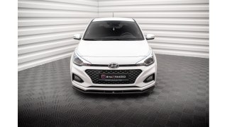 Splitter Przedni v.1 Hyundai I20 Mk2 Facelift Gloss Black