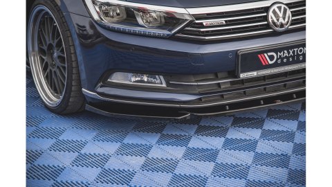 Splitter Przedni v.1 Volkswagen Passat B8 Gloss Black