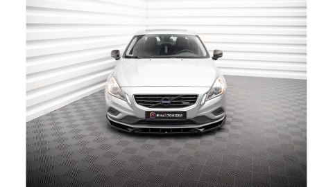 Splitter Przedni v.1 Volvo S60 R-Design Mk2 Gloss Black