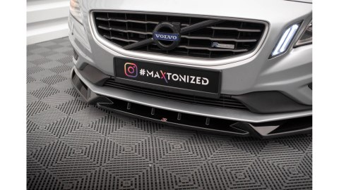 Splitter Przedni v.1 Volvo S60 R-Design Mk2 Gloss Black