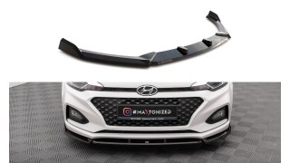 Splitter Przedni v.2 Hyundai I20 Mk2 Facelift Gloss Black