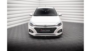 Splitter Przedni v.2 Hyundai I20 Mk2 Facelift Gloss Black