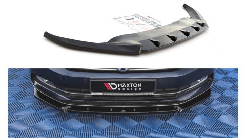 Splitter Przedni v.2 Volkswagen Passat B8 Gloss Black