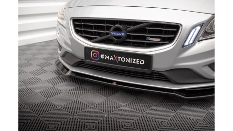 Splitter Przedni v.2 Volvo S60 R-Design Mk2 Gloss Black