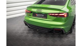 Splitter Tylny Środkowy Audi RS5 F5 Facelift Gloss Black