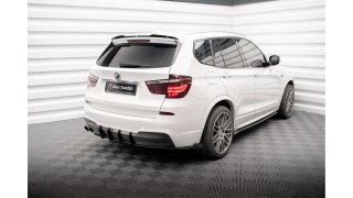 Splittery Tylne Boczne BMW X3 M-Pack F25 Gloss Black