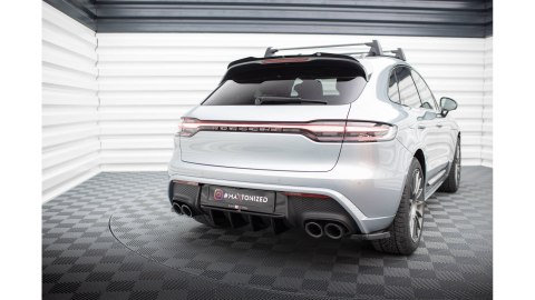 Splittery Tylne Boczne Porsche Macan Mk1 Facelift 2 Gloss Black