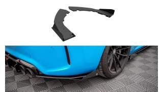 Splittery Tylne Boczne Street Pro + Flaps BMW M2 F87 Black + Gloss Flaps