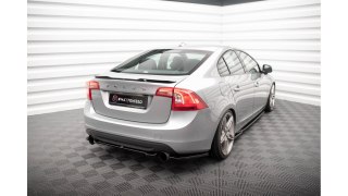 Splittery Tylne Boczne Volvo S60 R-Design Mk2 Gloss Black