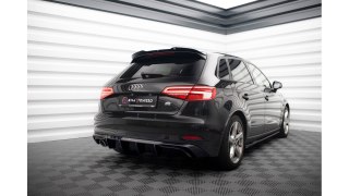 Dokładka Tylna Audi A3 Sportback 8V Facelift (Wersja z pojedynczym wydechem z jednej strony)