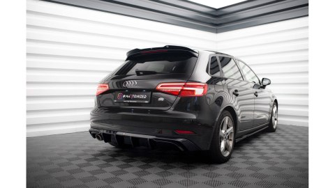 Dokładka Tylna Audi A3 Sportback 8V Facelift (Wersja z pojedynczym wydechem z jednej strony)