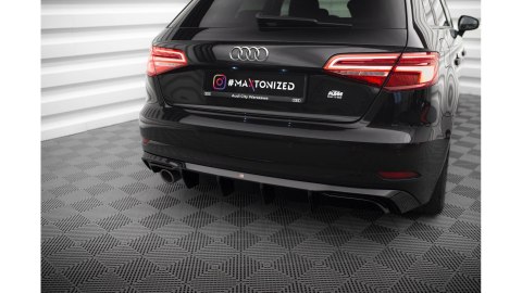 Dokładka Tylna Audi A3 Sportback 8V Facelift (Wersja z pojedynczym wydechem z jednej strony)