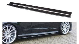 Dokładka Audi S3 8V Facelift Progi Gloss Black