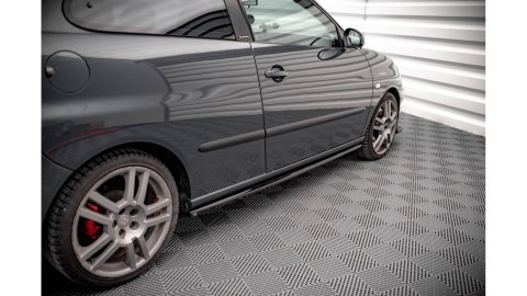 Dokładki Progów Seat Ibiza Cupra Mk3 Gloss Black