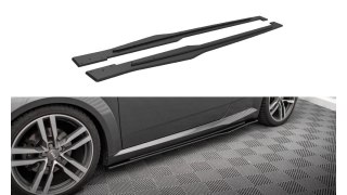 Dokładki Progów Street Pro Audi TT S / S-Line 8S Black-Red