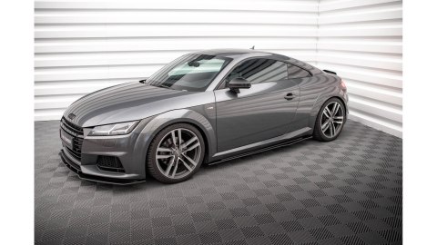 Dokładki Progów Street Pro Audi TT S / S-Line 8S Black-Red