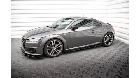 Dokładka Audi TT 8S S-Line Progi Street Pro Black + Gloss Flaps