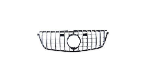 Grill sportowy GT Chrome Camera MERCEDES GL-Class X166 przed liftem 2012-2015 USZKODZONY