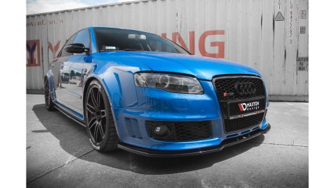 Splitter Przedni v.2 Audi RS4 B7 Gloss Black