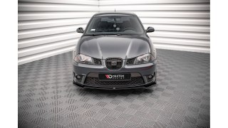 Splitter Przedni v.3 Seat Ibiza Cupra Mk3 Gloss Black