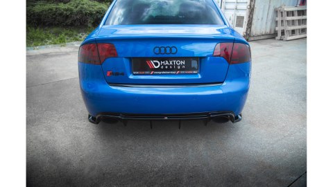 Splittery Tylne Boczne v.2 Audi RS4 Sedan B7 Gloss Black