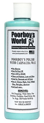 POORBOY'S WORLD Polish with Carnauba Blue 473ml - MLECZKO POLERSKIE Z WOSKIEM