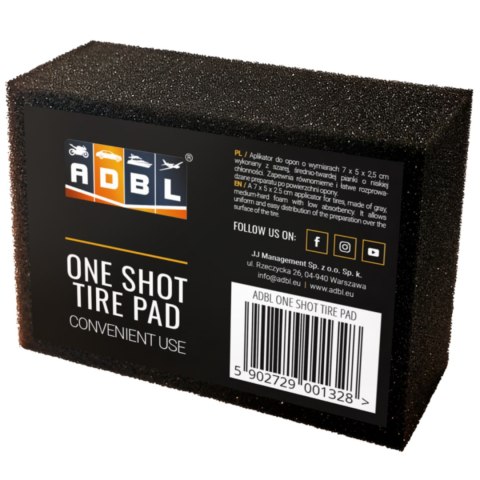 ADBL One Shot Tire Pad - APLIKATOR DO DRESSINGU