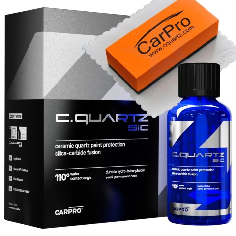 CarPro C.Quartz SiC 50 ml - POWŁOKA OCHRONNA Z WĘGLIKIEM KRZEMU