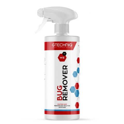 GTECHNIQ W8v2 Bug Remover 500 ml - PREPARAT DO USUWANIA OWADÓW Z LAKIERU, SZYB