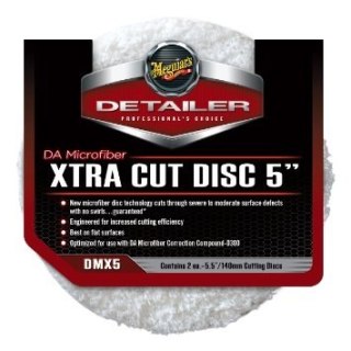 MEGUIAR'S DA MICROFIBER XTRA CUT DISC 5" (2 PAK) - BARDZO AGRESYWNY PAD MIKROFIBROWY