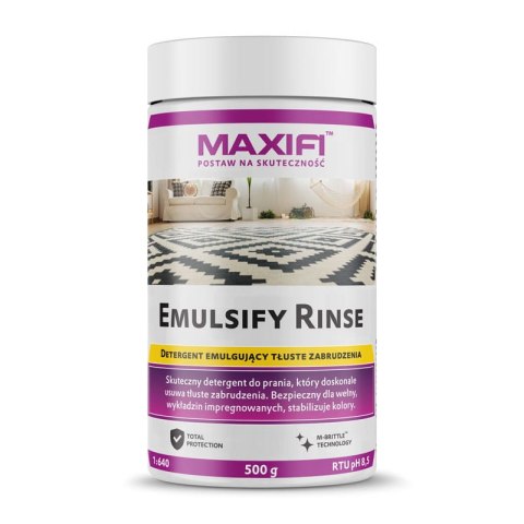 Maxifi Emulsify Rinse 500 g - NA TŁUSTE ZABRUDZENIA